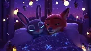 Snowlit Cozy Night Haven 🌙 | Peaceful Sleep Music for Calm & Restful Nights