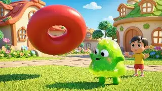 Fall Guys Jelly Runner Bounced Across the Track | Nursery Rhymes for Kids & Baby Songs