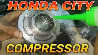 Honda City AC Compressor Rebuild | Complete Overhaul | How to repair car ac compressor 