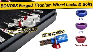 BONOSS Forged Titanium Locking Wheel Bolts