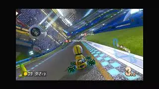 Mario Kart Stadium Pipe Frame Leaf Tires MKTV Parafoil Online Game-play