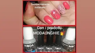 Semipermanente con i prodotti #MODAUNGHIE💅 video collaborazione con ValentinaMNails