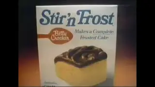 1979 Betty Crocker Stir 'n Frost Cake Commercial