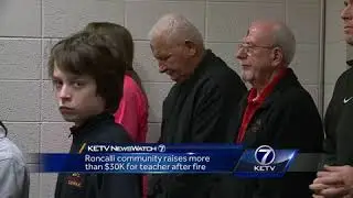 Roncalli community raises more than $30K for teacher after fire