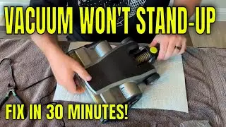 Stick Vac Won't Stand | Ryobi Stick Vacuum Repair With Plastic Welder