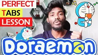 DORAEMON Theme Guitar Tabs Lesson | lesson doraemon theme | Doraemon Guitar tutorial with Tabs |
