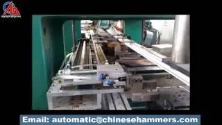 Automatic forging line equipped with ring rolling, forging press and multi-station robot