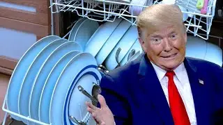 TRUMP RANTING ABOUT DISHWASHERS - Incoherent Speech Water Light Bulbs Funniest Moments Diaper Don