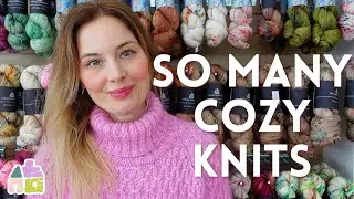 Knit & Chat: Theresia Cardigan, Socks & Bouclé Blanket Updates 🧶✨