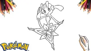 COMO DESENHAR O POK&Eacute;MON ETERNAL FLOETTE | HOW TO DRAW POK&Eacute;MON ETERNAL FLOETTE