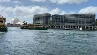 🚢 RELAXING Sydney Harbour Ferry Journey | Beautiful Ocean Views & City Skyline | 4K