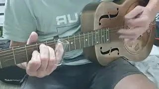 Recording King Copper Resonator Guitar 
