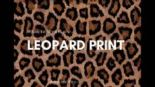 What Colours to Wear with Leopard Print