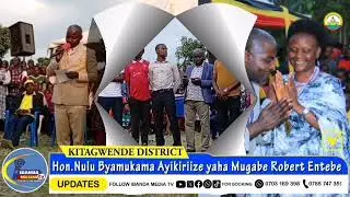Kitagwenda District Hon. Nulu Byamukama Congratulates Hon Mugabe Robert Current NRM Flag Bearer