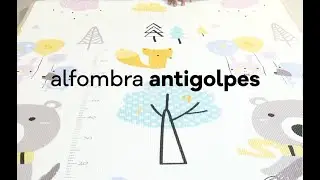Conoce la Alfombra Antigolpes para que tu bebe juegue feliz y seguro 💫
