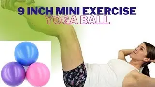 Yoga Exercise Ball | ProBody Pilates Mini Exercise Ball - 9 Inch Small Bender Ball
