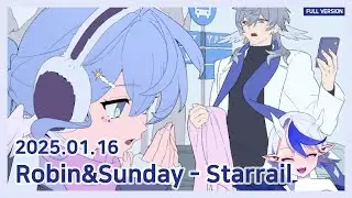 Speed Art 4x: Malyn's Drawing Broadcast 2025.01.16 / Honkai: Star Rail - Robin & Sunday