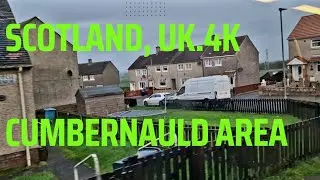 Drive through Scotland, Cumbernauld Area.