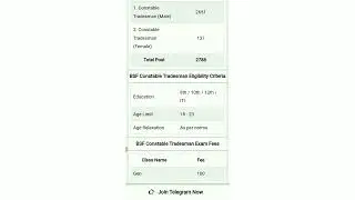 Bsf constable tradesman भर्ती 2022 !! Bsf recruitment 2022 !! Indian army !! full details