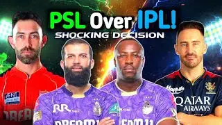 PSL Over IPL: Faf, Moeen Ali & Maxwell&rsquo;s Surprising Decision