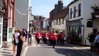 Princess of Wales Regiment Parade on Tarrant St, Arundel High St