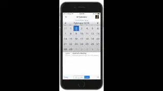 iSpark Group Organizer App: Calendar