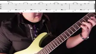 Lick clásico de Yngwie Malmsteen - Arpegio disminuido - Sweep Picking