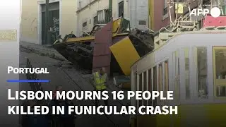 Lisbon mourns after funicular crash kills 16 people | AFP