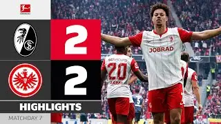 Free Kick Saves A Point! | SC FREIBURG - EINTRACHT FRANKFURT | Highlights | MD 7 &ndash; Bundesliga 25/26