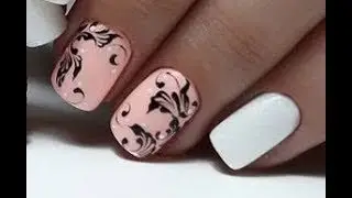 Идеи за маникюр с Монограм Nail Art Designs Monogram Short video tutorials