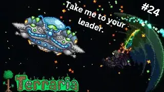 Terraria Let's Play #24: ALIENS ARE INVADING MY WORLD!