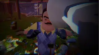CLIMB MY NEIGHBOR WALL Day 4 - Hello Neighbor Mod