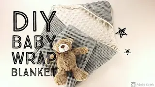 DIY Baby Blanket With Hoodie | Baby Tutorials | How To Make Baby Items | Must Have Items For Babies