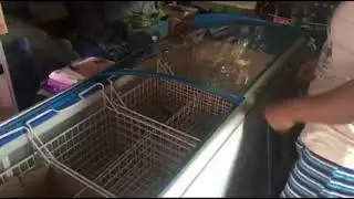Remove glass cover chest freezer fujidenzo curve 0