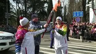 Olympics: Torch arrives in Sochi ahead of Winter Games