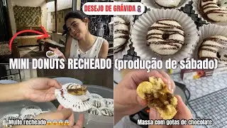 ✅Mini Donuts para uma GRAVIDINHA| desejo de DONUTS RECHEADO😱😱😱