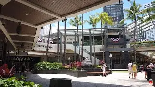 4K | Tham quan trung t&acirc;m mua sắm lớn nhất Hawaii- Ala Moana Center Walking Tour Honolulu Hawaii 2021