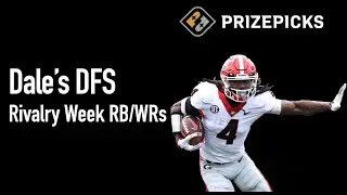 PRIZEPICKS COLLEGE FOOTBALL WEEK 13 RBS & WRS| DAILY FANTASY CFB PICKS | DALE'S DFS NCAA FOOTBALL