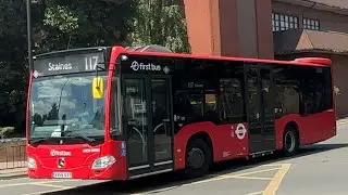 Mercedes-Benz Citaro O295K First bus 49501 BV66GXY Route 117 Staines