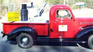 1946 Chevy pickup  truck x-mas parade