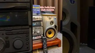 Test sony woofer full cd md and casset hiend audio #amthanhbai #80smusic #pioneer #audiophile #loa