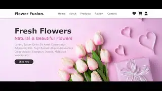 flower Project #htmlwebsite