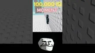Roblox 1000 IQ Moment🤯🧠(Troll Face Meme)#roblox #shorts