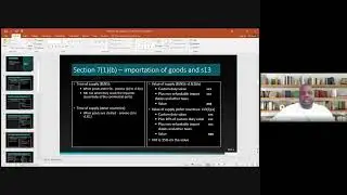 Nicholus' Tax Classroom  - VAT Part 3