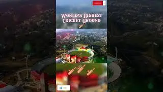World's Highest Cricket Stadium 🏟️ | Dharamsala Cricket Stadium India | #shorts @WorldoPedia1.1M