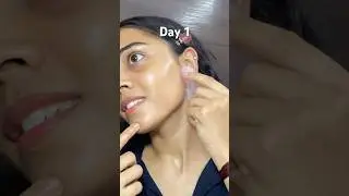 To get a defined jawline & reduce neck lines #guasha #challenge Day 1