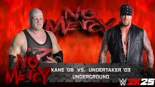 WWE 2k25 - Kane '03 vs Undertaker '03: Underground Match at No Mercy 