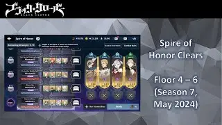Black Clover M Spire of Honor Season 7 Floor 4 to 6