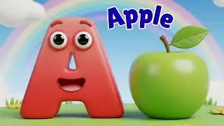 ABC Phonics Song | Kindergarten Learning Videos | English Alphabet Learn A To Z | ABCD | A For Apple