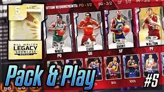 PACK & PLAY #5!! LEGACY PINK DIAMOND BILL WALTON!! INCREDIBLE DIAMOND PULL!! | NBA 2K20 MYTEAM